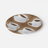 Assiettes En Carton Ensemble De Plaques De Papier À Café (Angle)