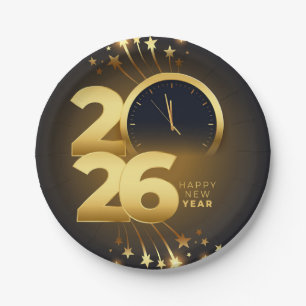 Assiettes En Carton Ensemble de vaisselle pour le Nouvel An 2026 sur a