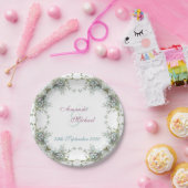Assiettes En Carton Ensemble mariage correspondant ne m'oubliez pas (Fête)