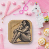 ASSIETTES EN CARTON ENTERREMENT DE GARÇON (Fête)