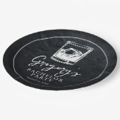 Assiettes En Carton Enterrement de vie de garçon moderne élégant (Angle)