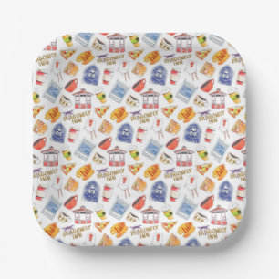 Assiettes En Carton Enterrement de vie de jeune fille de Gilmore Girl