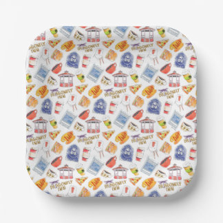 Assiettes En Carton Enterrement de vie de jeune fille de Gilmore Girl