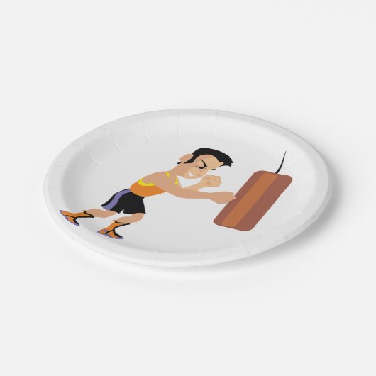 Assiettes En Carton Entraînement en boîte avec sac de poinçonnage (Angle)