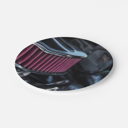 Assiettes En Carton Entrée d'air Chrome (Angle)