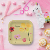 Assiettes En Carton Épanouissement (Fête)