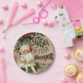 Assiettes En Carton Ephemera Noël Nouvel An Poster Souvenir (Fête)