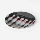 Assiettes En Carton Épingle de Bowling (Angle)