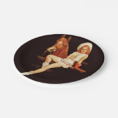 Assiettes En Carton Épingle de fille (Angle)