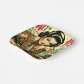Assiettes En Carton Épingle orientale rétro (Angulaire)