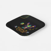 Assiettes En Carton Épis/trompette/masque/fleur de lis Mardi Gras (Angulaire)