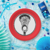 Assiettes En Carton Équipe de crosse (Fête)