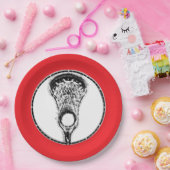 Assiettes En Carton Équipe de crosse (Fête)