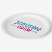 Assiettes En Carton Équipe de Cute Cousin (Angle)