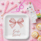 Assiettes En Carton Équipe de mariées (Fête)