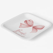 Assiettes En Carton Équipe de mariées (Angulaire)