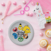 Assiettes En Carton Équipe de Sesame Street (Fête)