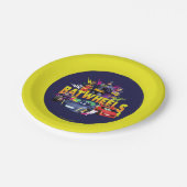 Assiettes En Carton Équipe de superhéros Batwheel™ (Angle)