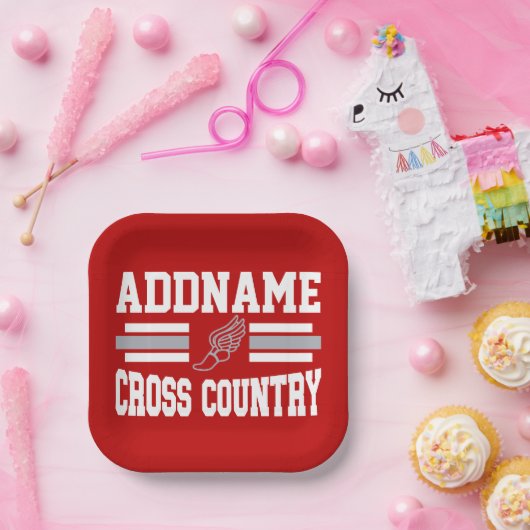 Assiettes En Carton Équipe d'exécution de l'AJOUT personnalisée pour l (Fête)