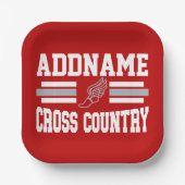 Assiettes En Carton Équipe d'exécution de l'AJOUT personnalisée pour l (Recto)