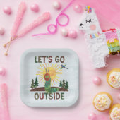 Assiettes En Carton Eric Carle | Allons dehors (Fête)