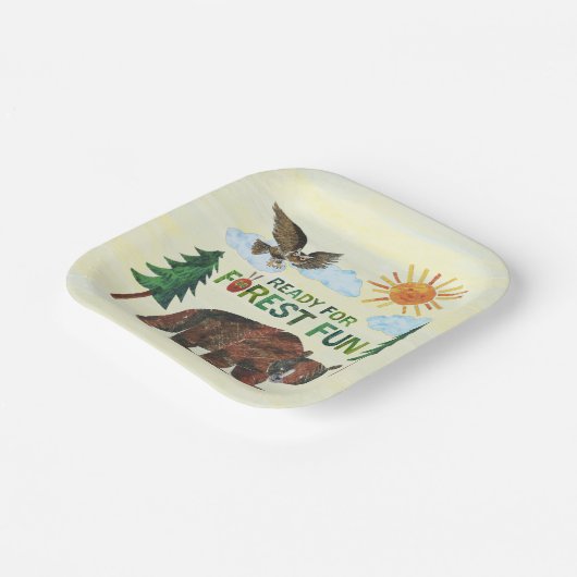 Assiettes En Carton Eric Carle | Prêt pour le plaisir des forêts (Angulaire)