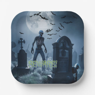 Assiettes En Carton Erie Halloween