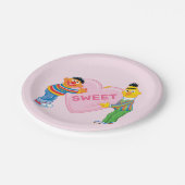 Assiettes En Carton Ernie & Bert Big Valentine's Heart (Angle)