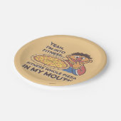 Assiettes En Carton ErnieOuais, je suis en forme (Angle)