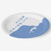 Assiettes En Carton Escalade rock (Angle)