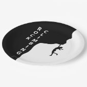 Assiettes En Carton Escalade rock (Angle)