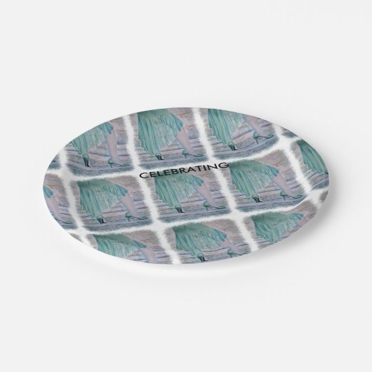 ASSIETTES EN CARTON ESCALIER À .... (Angle)