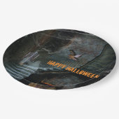 Assiettes En Carton Escalier suspendu Halloween (Angle)