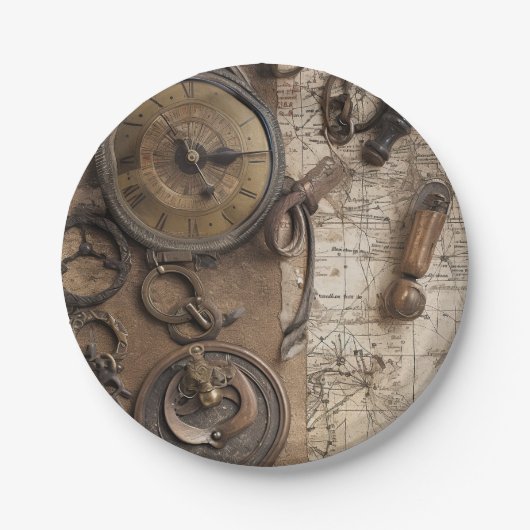 Assiettes En Carton Escape Room Jeu fête d'anniversaire (Devant)