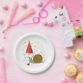 Assiettes En Carton Escargot Confetti Party (Fête)