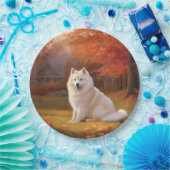 Assiettes En Carton Eskimo américain en automne Leaves automne inspiré (Fête)