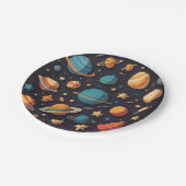 Assiettes En Carton Espace (Angle)