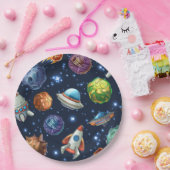 Assiettes En Carton Espace (Fête)