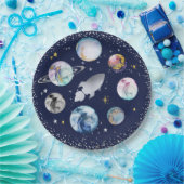 Assiettes En Carton Espace Anniversaire Premier Voyage Autour Du Solei (Fête)