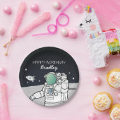 ASSIETTES EN CARTON ESPACE ASTRONAUT ROCKET FÊTE D'ANNIVERSAIRE (Fête)