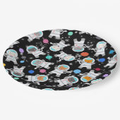 Assiettes En Carton Espace Extérieur Chatons Chat Astronaute mignon An (Angle)