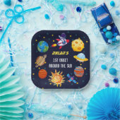 Assiettes En Carton Espace Extérieur Thème 1er Anniversaire Plaque Pap (Fête)