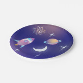 Assiettes En Carton Espace extra-atmosphérique Pastel (Angle)