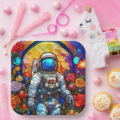 Assiettes En Carton Espace extra-atmosphérique Sci (Fête)