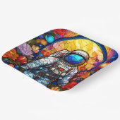 Assiettes En Carton Espace extra-atmosphérique Sci (Angulaire)