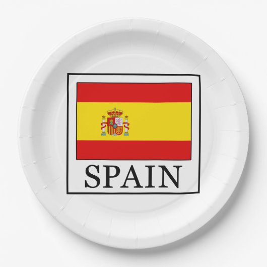 Assiettes En Carton Espagne (Devant)