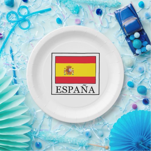 Assiettes En Carton España (Fête)