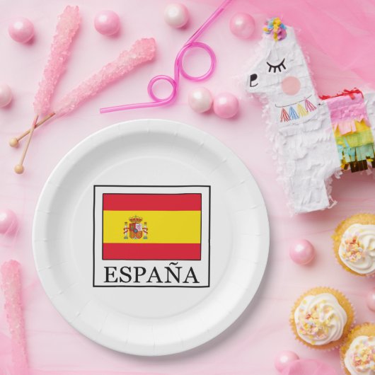 Assiettes En Carton España (Fête)