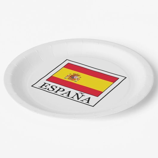 Assiettes En Carton España (Angle)