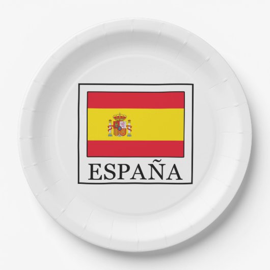 Assiettes En Carton España (Devant)